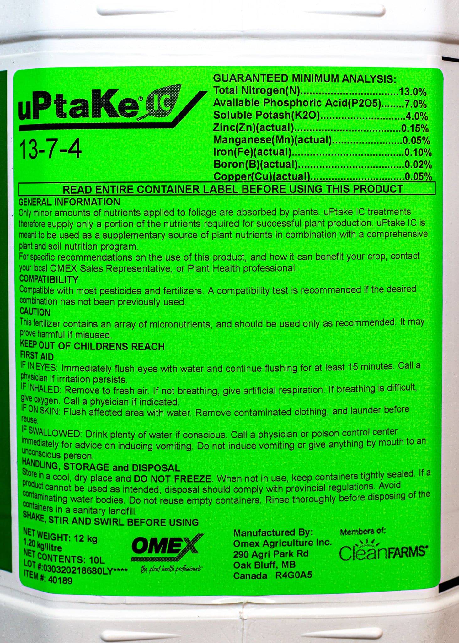 *uPtaKe IC 13-7-4 + Micros* - Growforge