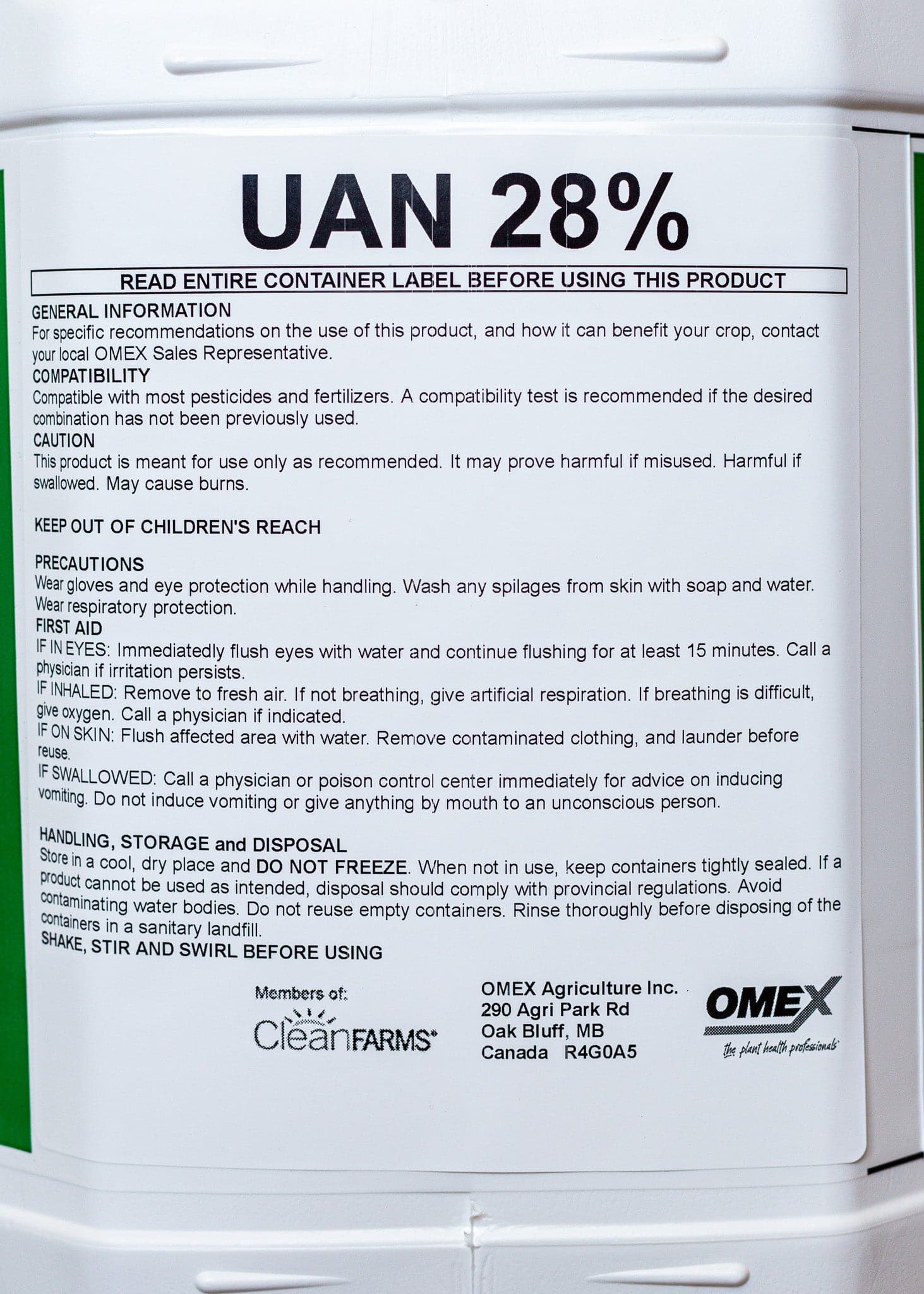 *UAN 28-0-0* - Growforge