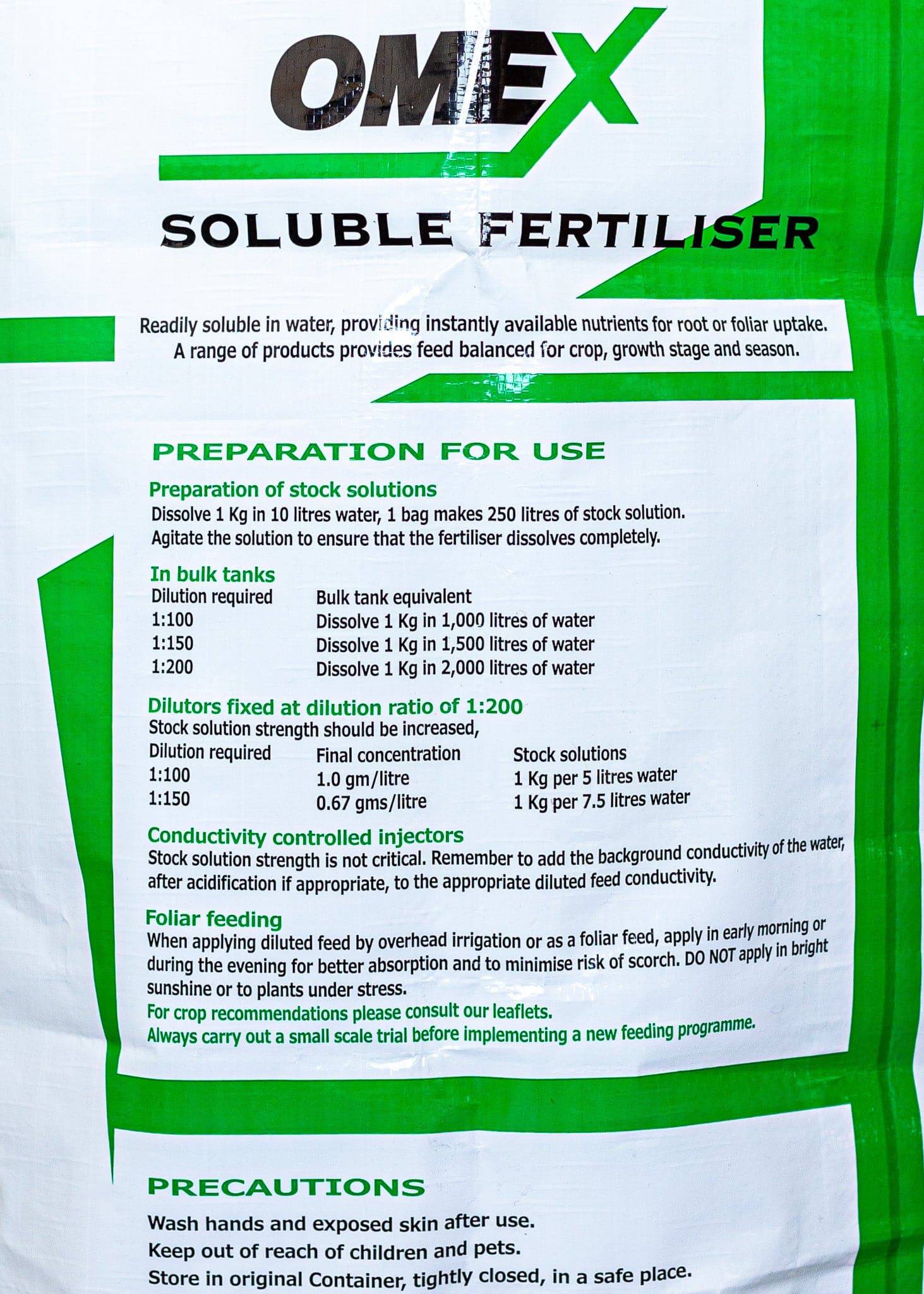 *OMEX Water Soluble 20-20-20* - Growforge