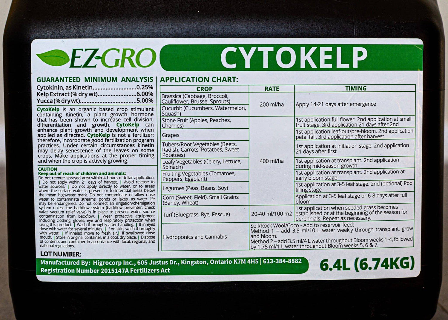 *Cytokelp - Certified Organic* - Growforge