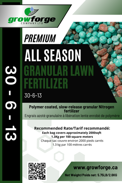 Premium Granular 30-6-13 Lawn Fertilizer *Custom Blended with Micros* - 5.75lb