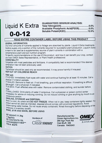 *Liquid K Xtra 0-0-12* - Growforge