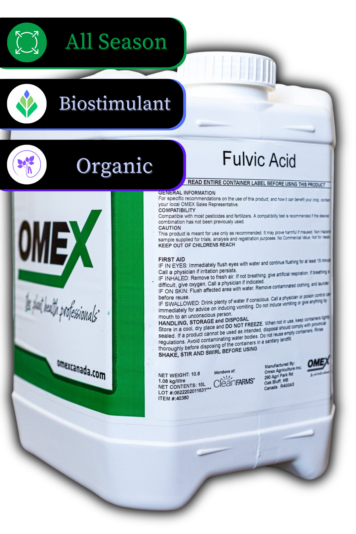 *Fulvic Acid - Certified Organic* - Growforge