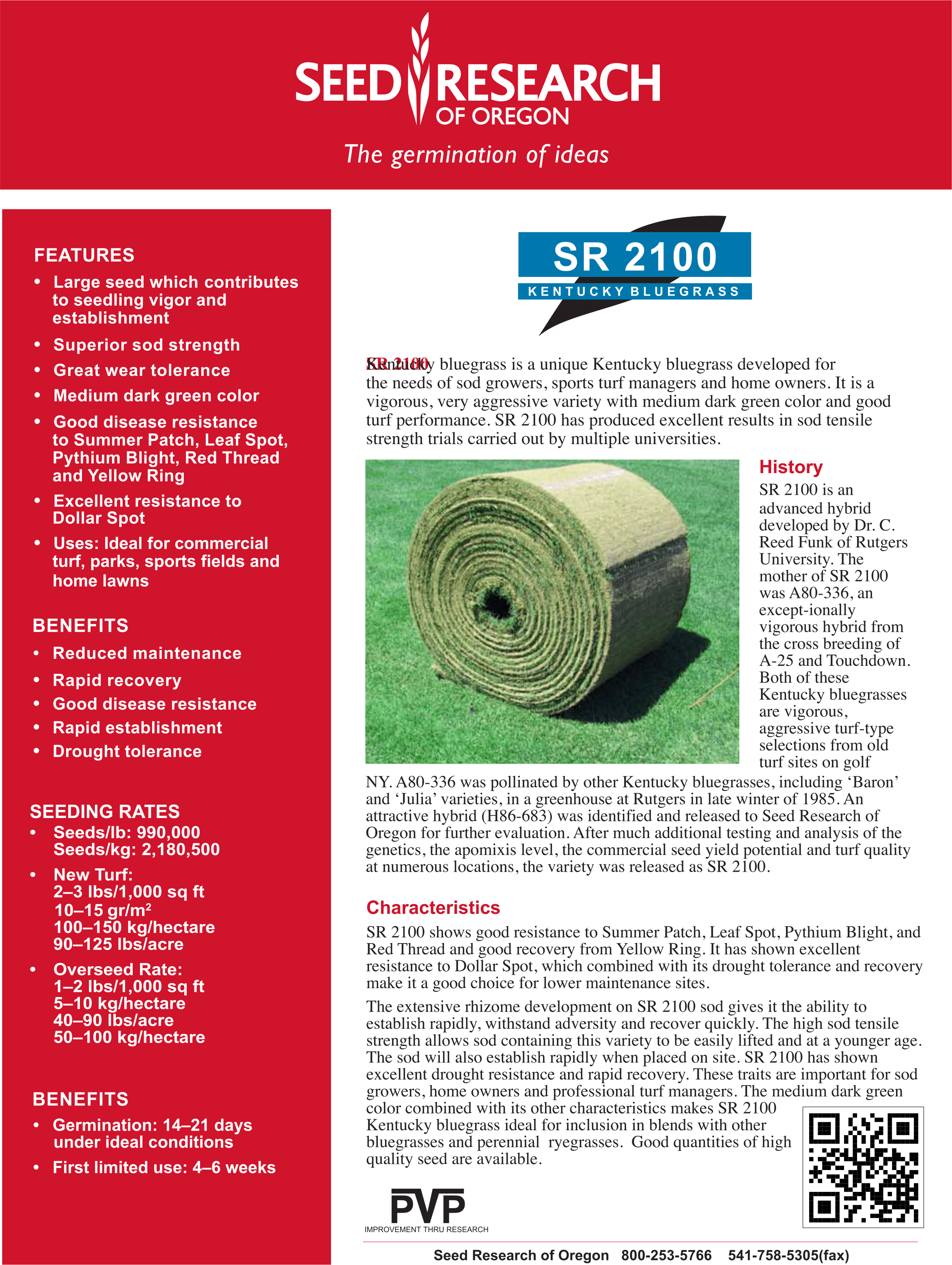 SR2100 Shamrock Type - Elite Bluegrass - Growforge